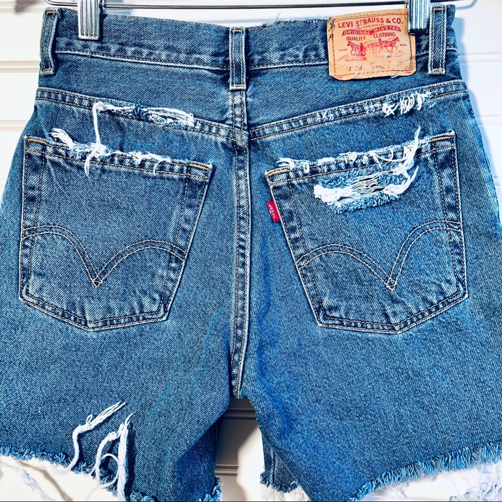 Vintage Distressed Levi’s Cut Offs